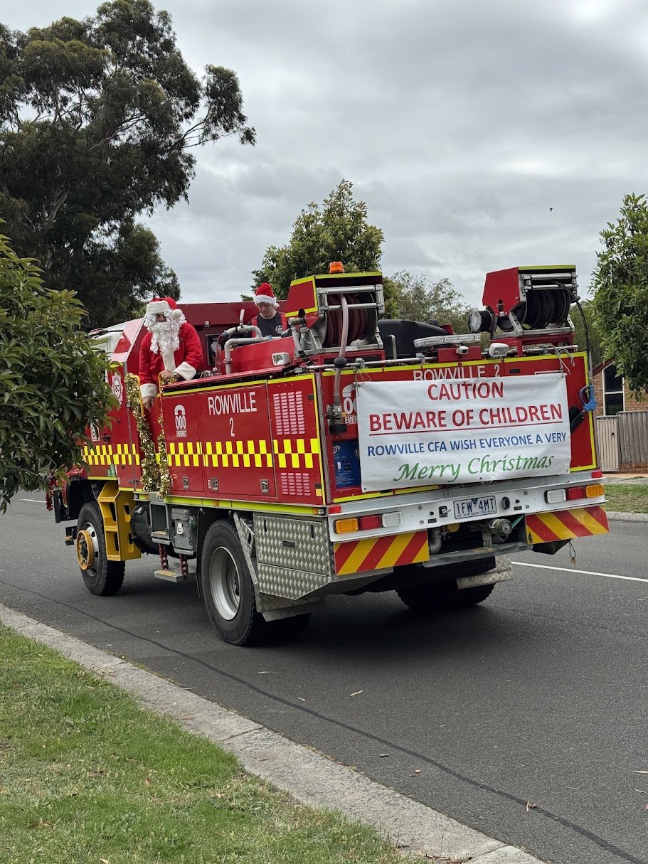 The Rowville CFA Santa run.