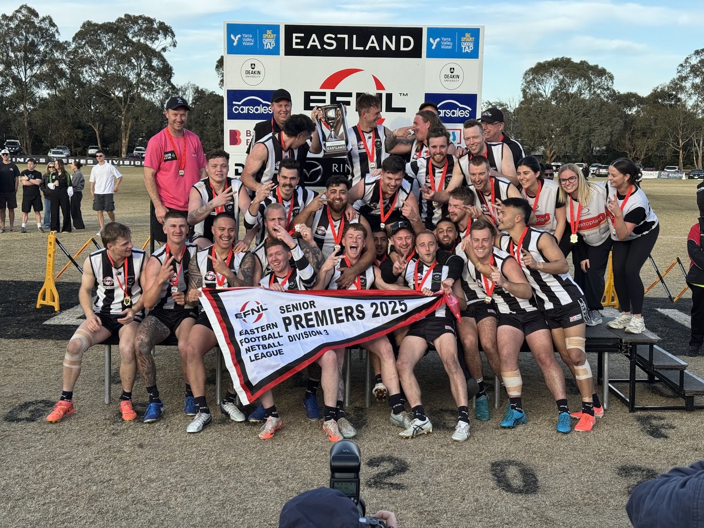 Scoresby, EFNL Division 3 senior premiers for 2025.