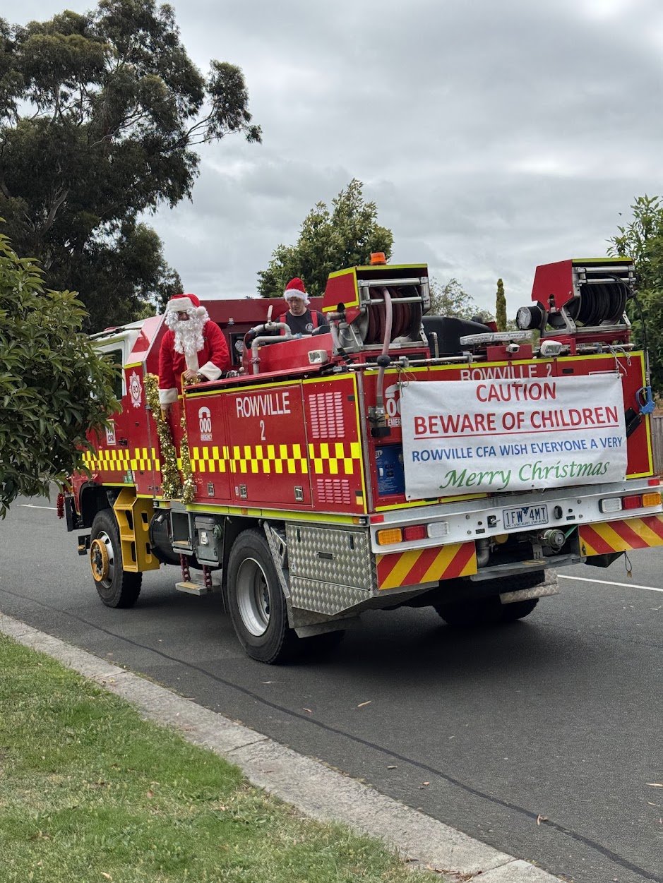 The Rowville CFA Santa run.